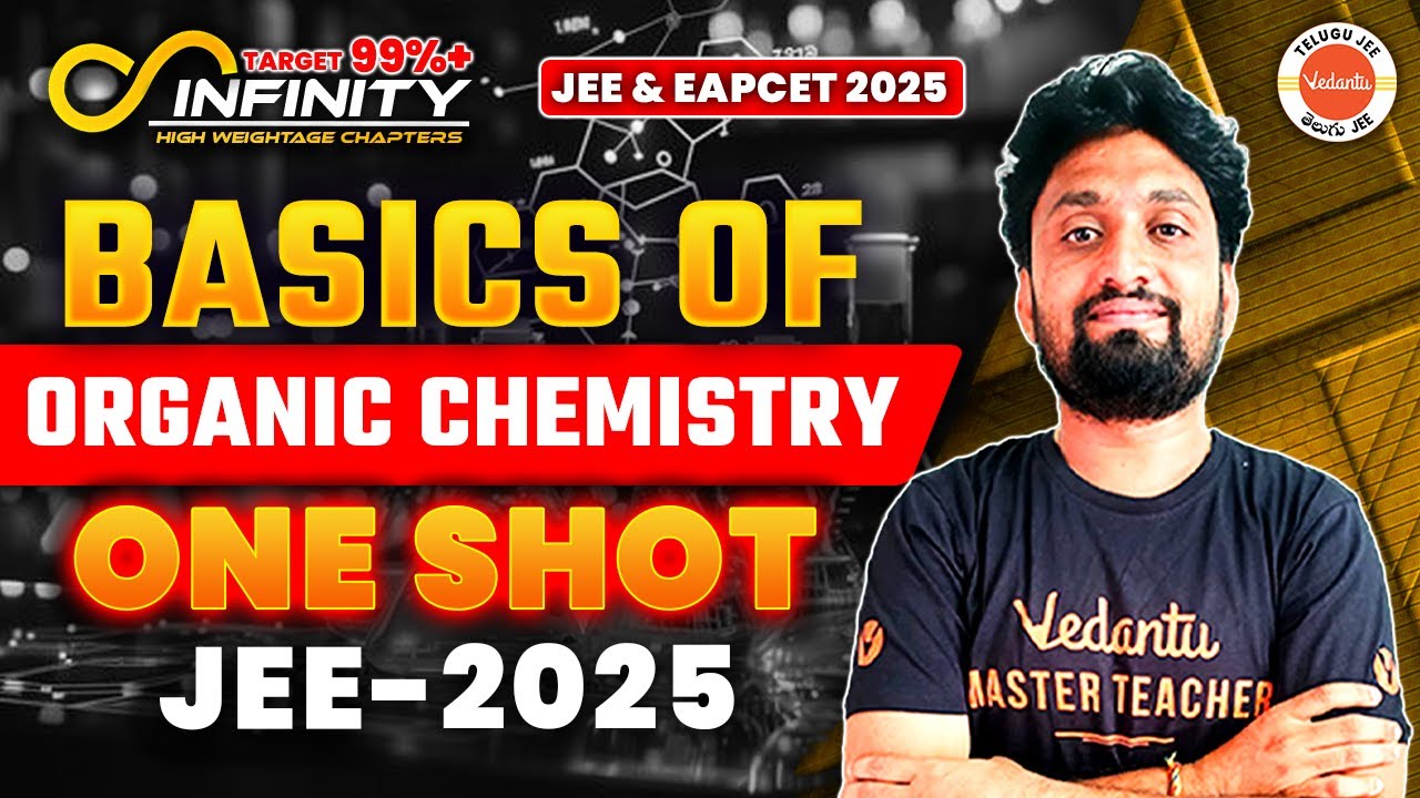 Basics of Organic Chemistry | One Shot | 11th & 12th Chemistry | JEE EAPCET 2025 | Naveen Sir