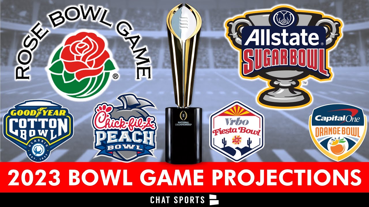 College Football Bowl Projections: 2023 CFP Semifinals, New Year&rsquo;s Six Bowl Games & More