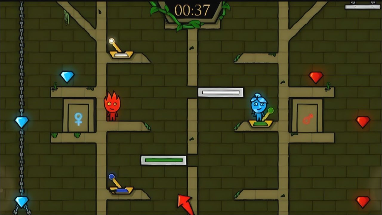 MAKIN SUSAH WOiiiiiii - FIREBOY & WATERGIRL IN THE FOREST TEMPLE (EPISODE 3)