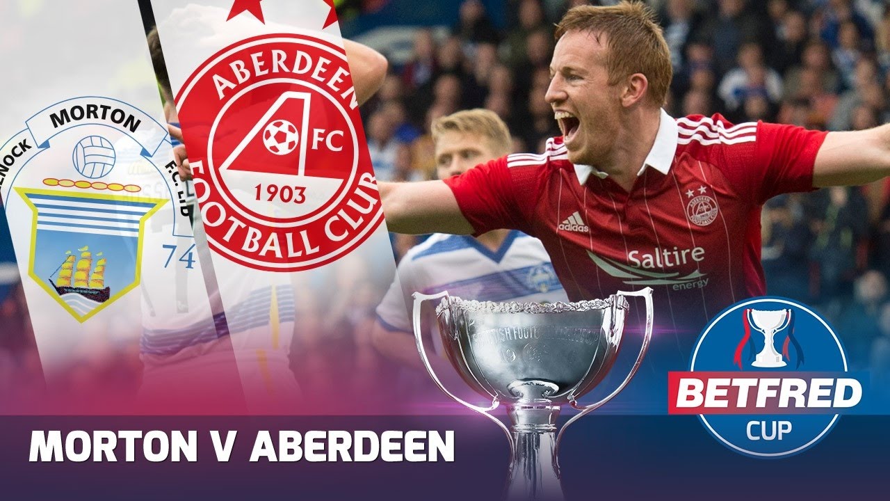 Aberdeen reach Betfred Cup Final with victory over Morton