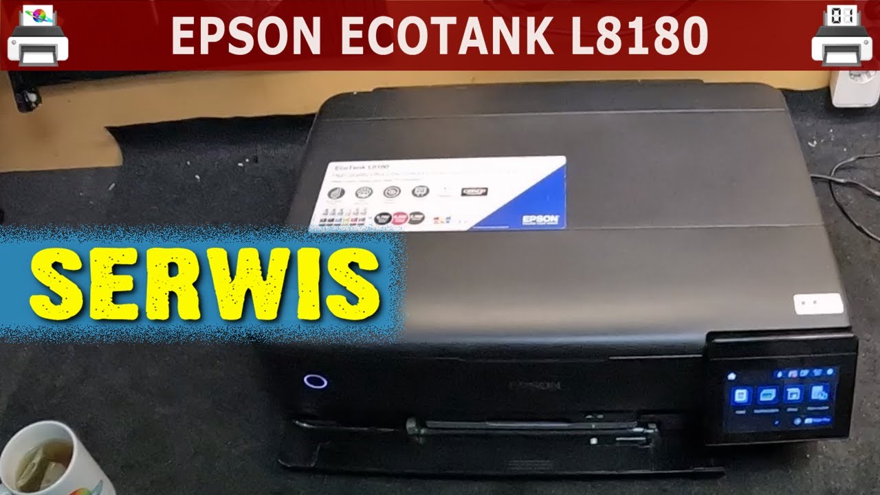 EPSON ECOTANK L8180 🖨️ Serwis