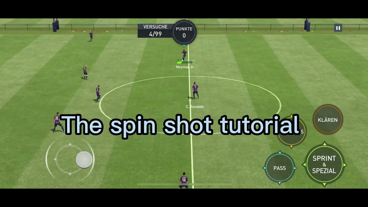 Curve shot fifa mobile easy tutorial
