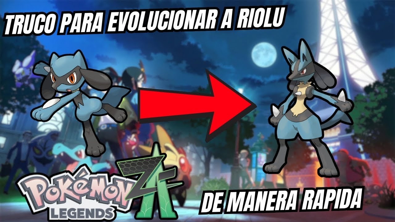 Conoce el truco para evolucionar rápido a Riolu en Pokemon Legends ZA