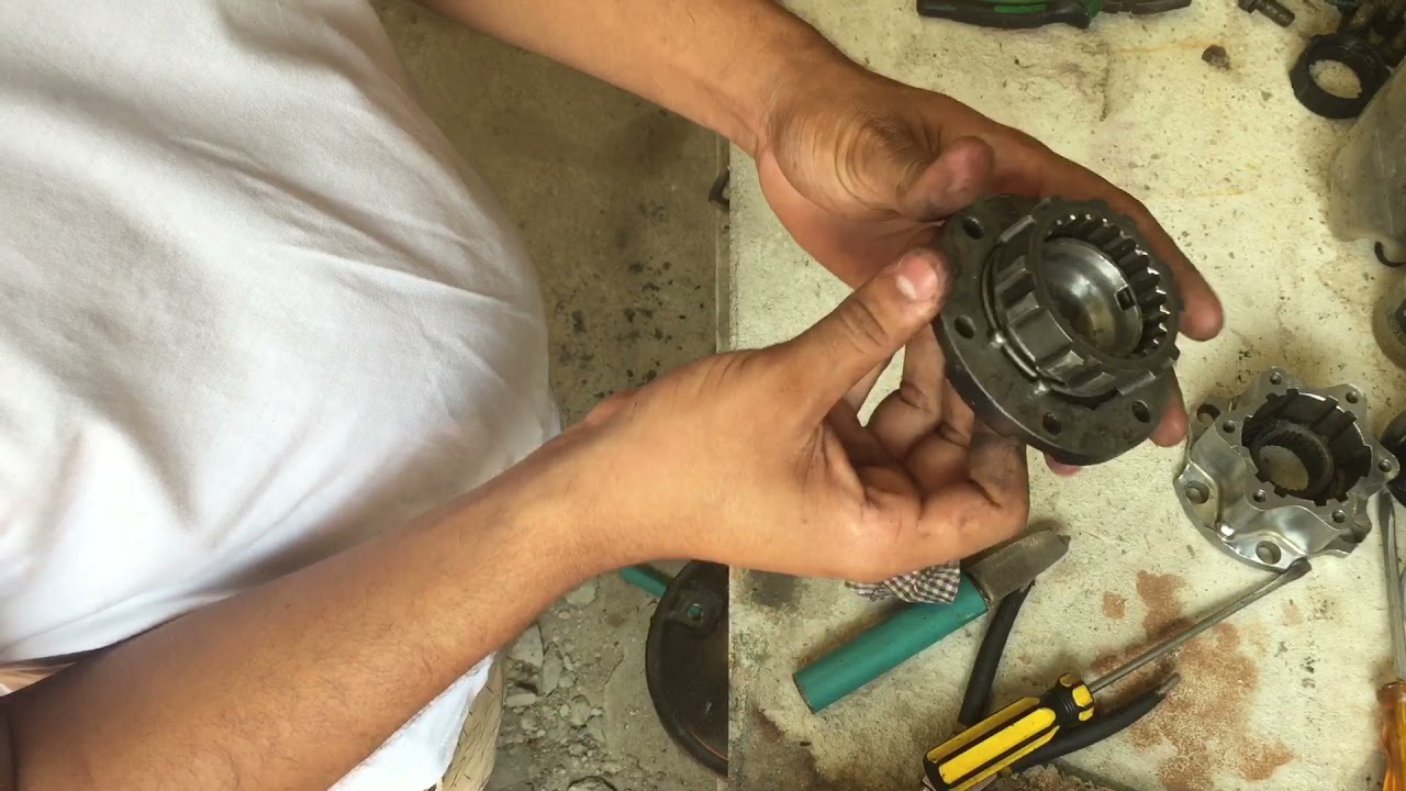 Como desarmar y armar rueda  libre manual