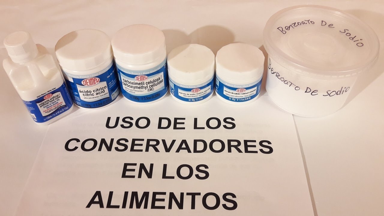 Como usar los conservadores para alimentos | Bien explicado con dosis y caducidad
