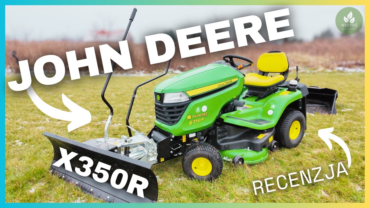 John Deere X350R z pługiem – hit czy przesada? Sprawdzam w praktyce