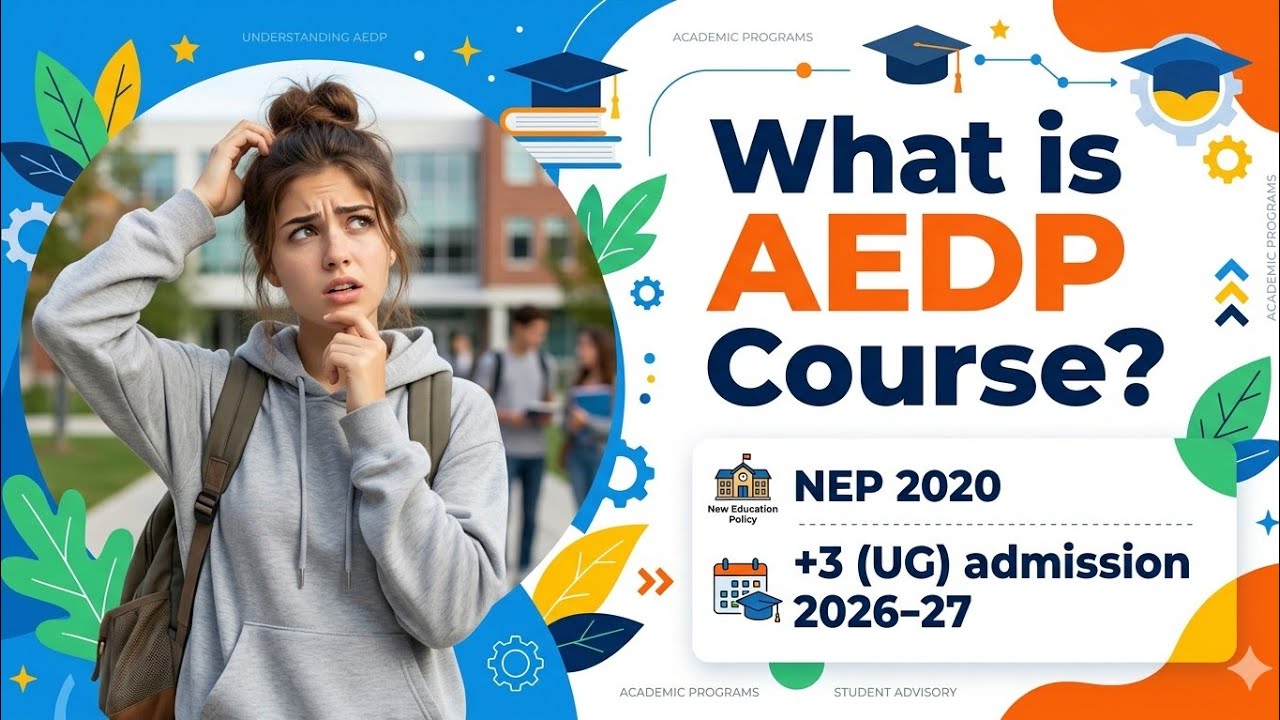What is AEDP course in +3(UG) Admission? ll NEP 2020 Rules #odisha  #admission #ug #ugc #university 