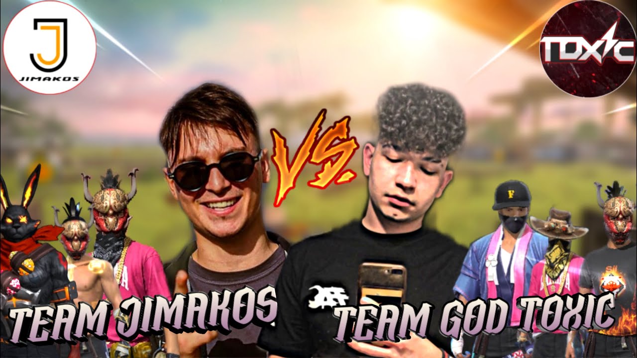 😱TEAM GOD TOXIC VS TEAM JIMAKOS😱 GOD TOXIC VS TIK TOKERS/YTBERS TEAMS PART.1🥶🤯