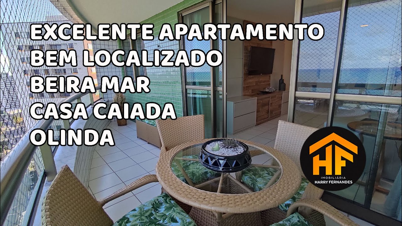 Excelente apartamento com 04 Quartos na Beira Mar de Casa Caiada, Olinda
