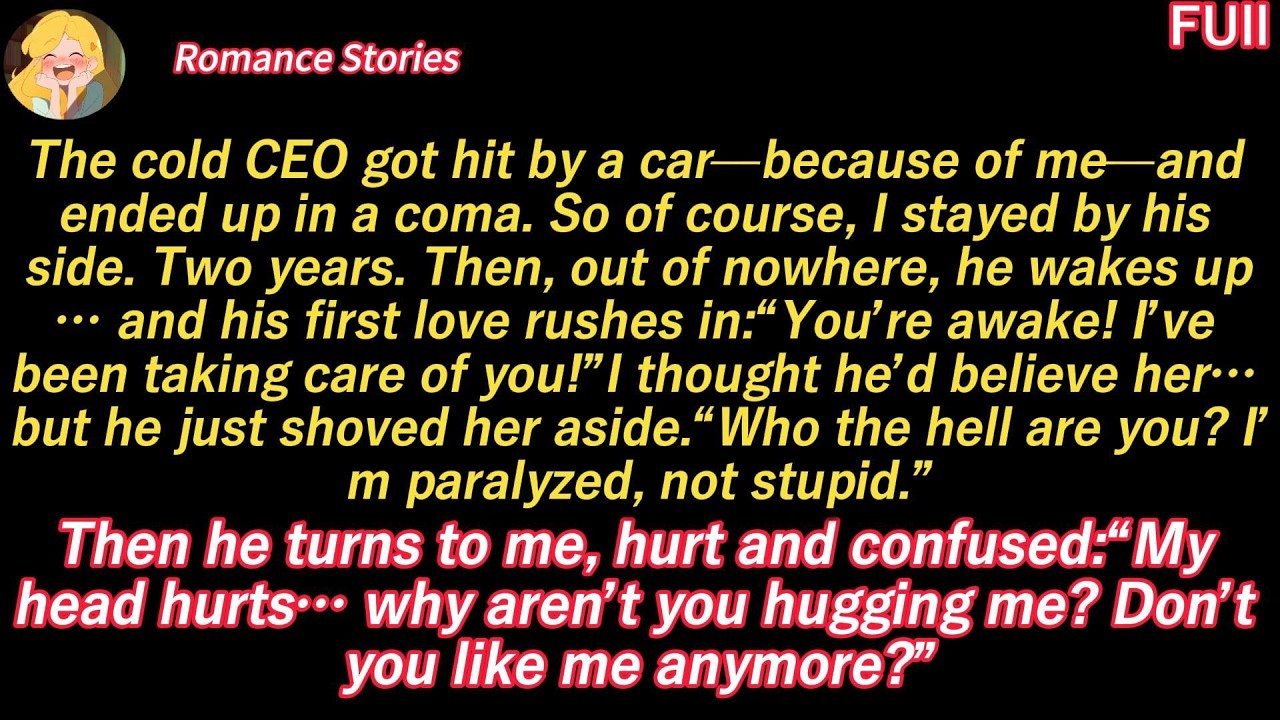 2 years. I cared for him.He wakes. His ex appears:“I’ve been taking care of you.”I thought he’d...