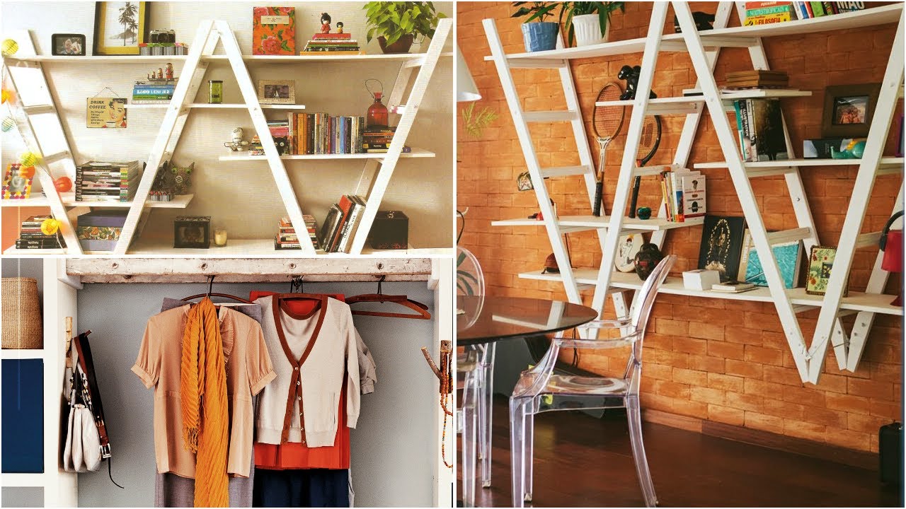 12 DIY Ladder Projects Ideal for A Small Kitchen, Bathroom,  Bedroom