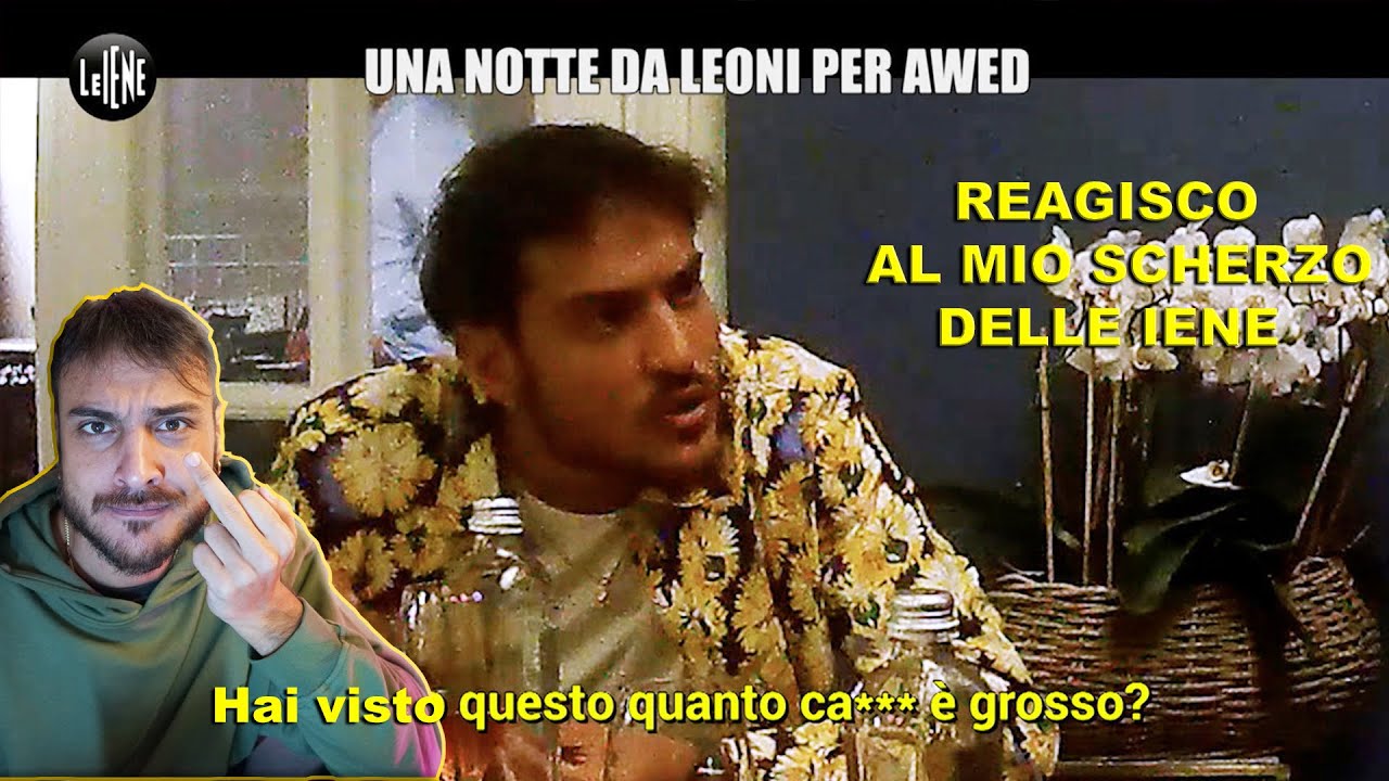 REAGISCO al mio SCHERZO delle IENE: UNA NOTTE DA LEONI per AWED con Riccardo Dose e Amedeo Preziosi