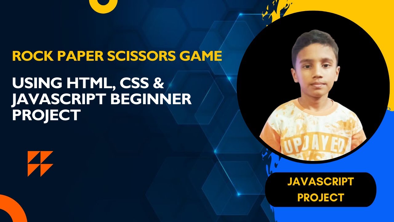 Build Rock Paper Scissors Game With HTML, CSS & JS | Easy Beginner Project