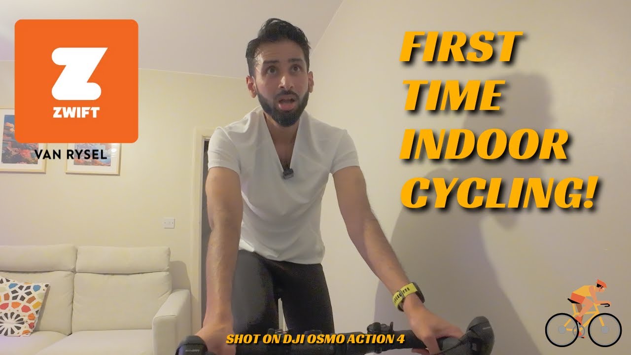 I TRIED INDOOR CYCLING AND ZWIFT FOR THE FIRST TIME!