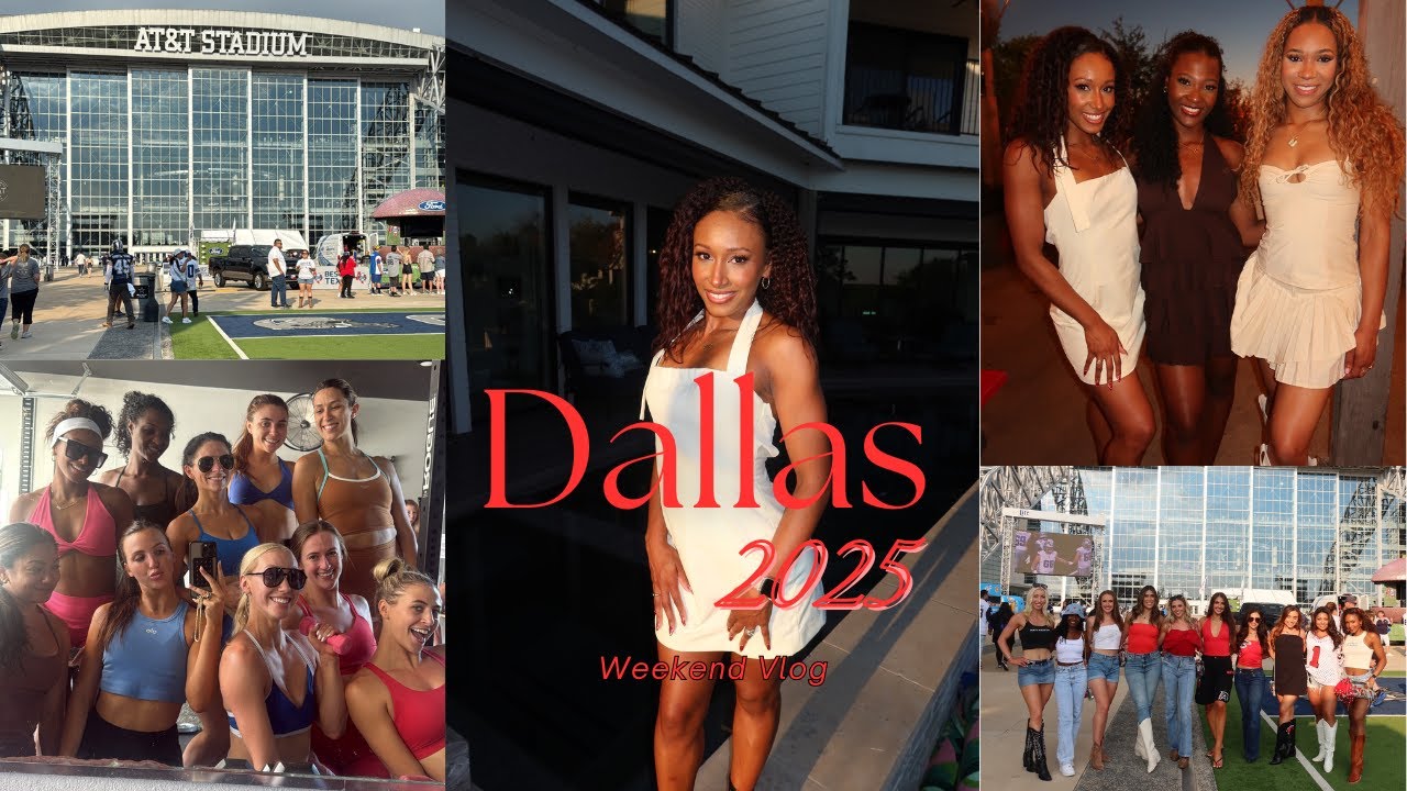 AFC Take Dallas! 🏈✨|Cowboys vs Falcons Game Day Vlog