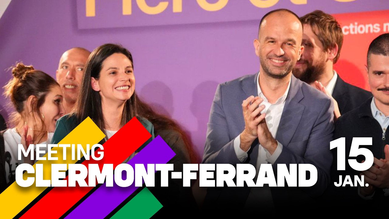 Meeting de la campagne municipale à Clermont-Ferrand