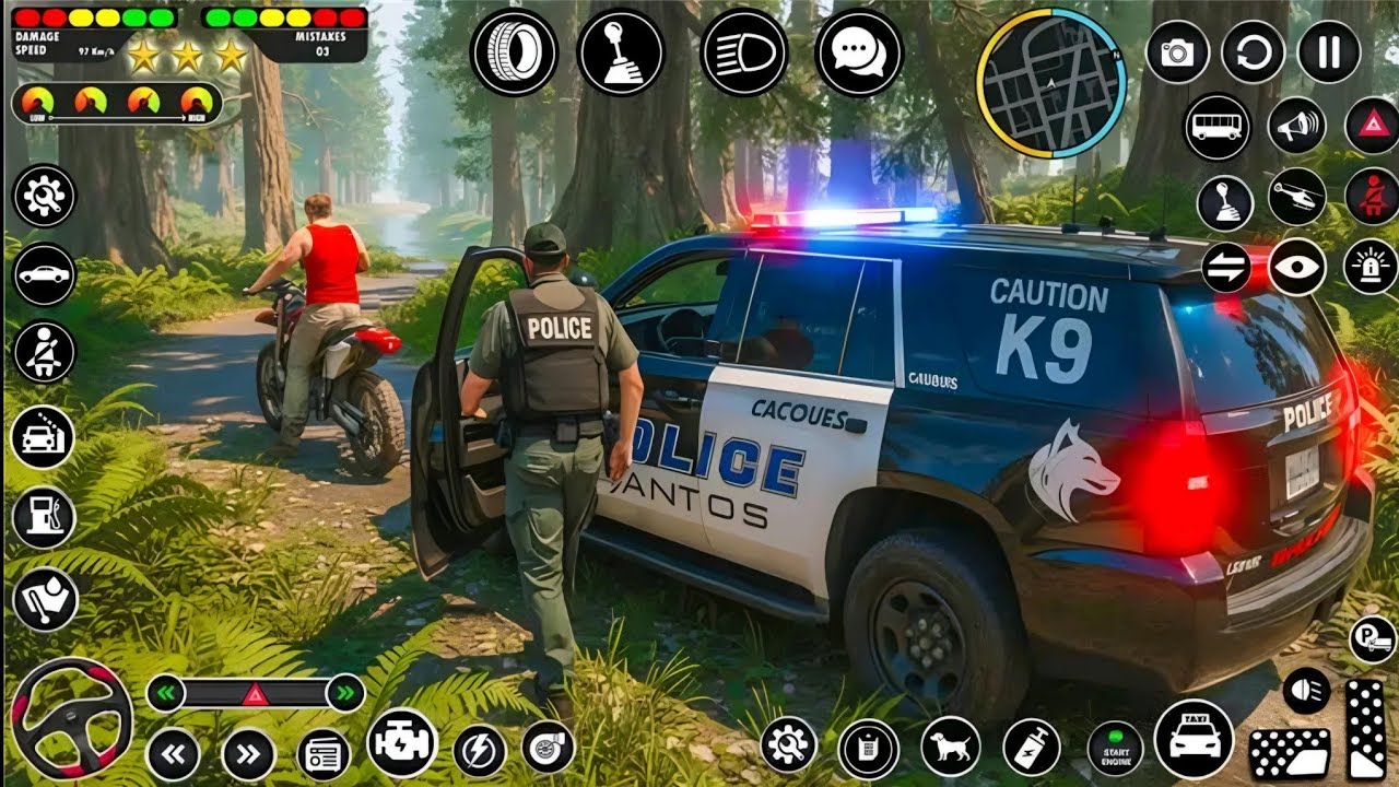 🚓 Police Car Chase Simulator 3D &ndash; Real City Cop Pursuit Gameplay (Android)