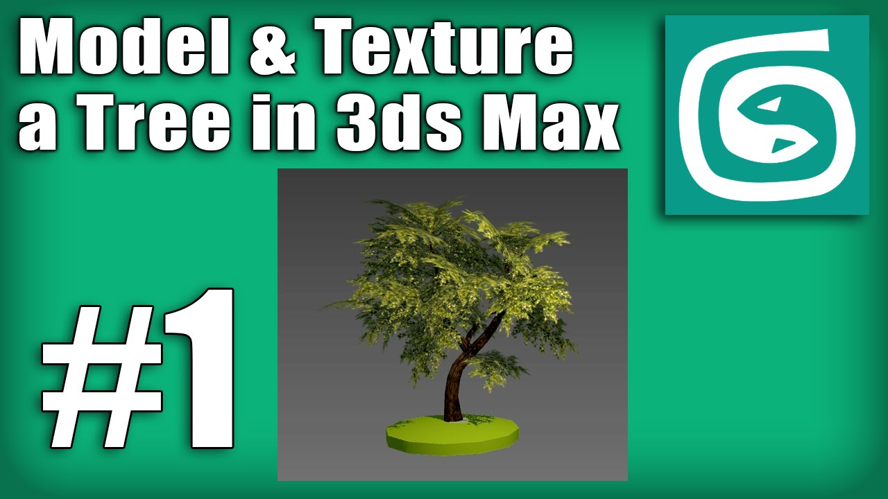 3ds Max Tree Tutorial - #1 - How to model and unwrap the tree trunk