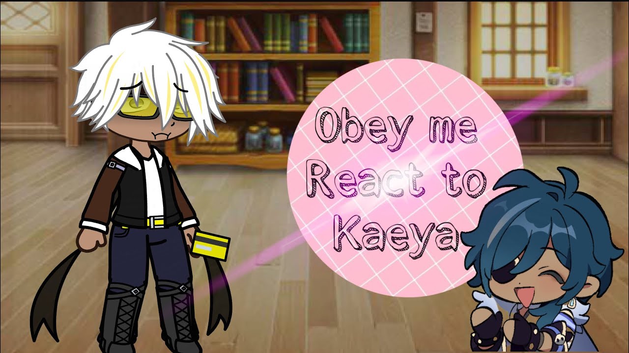 Obey me! React to m!mc as kaeya ll Genshin x obey me! ll
