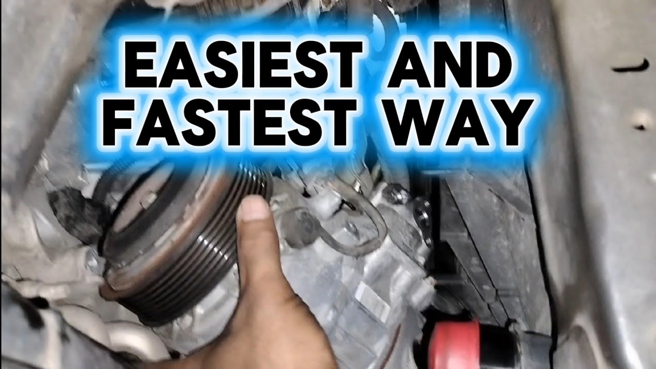 How to remove replace ac compressor on 2011-2020 Toyota sienna 3.6 #compressorreplacement