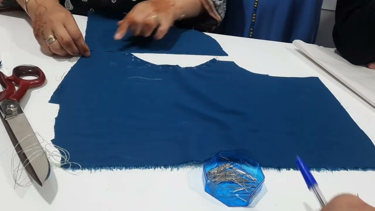 فصالة وخياطة الجيب ديال المونطو او جلابة البرد او جلابة رياضية