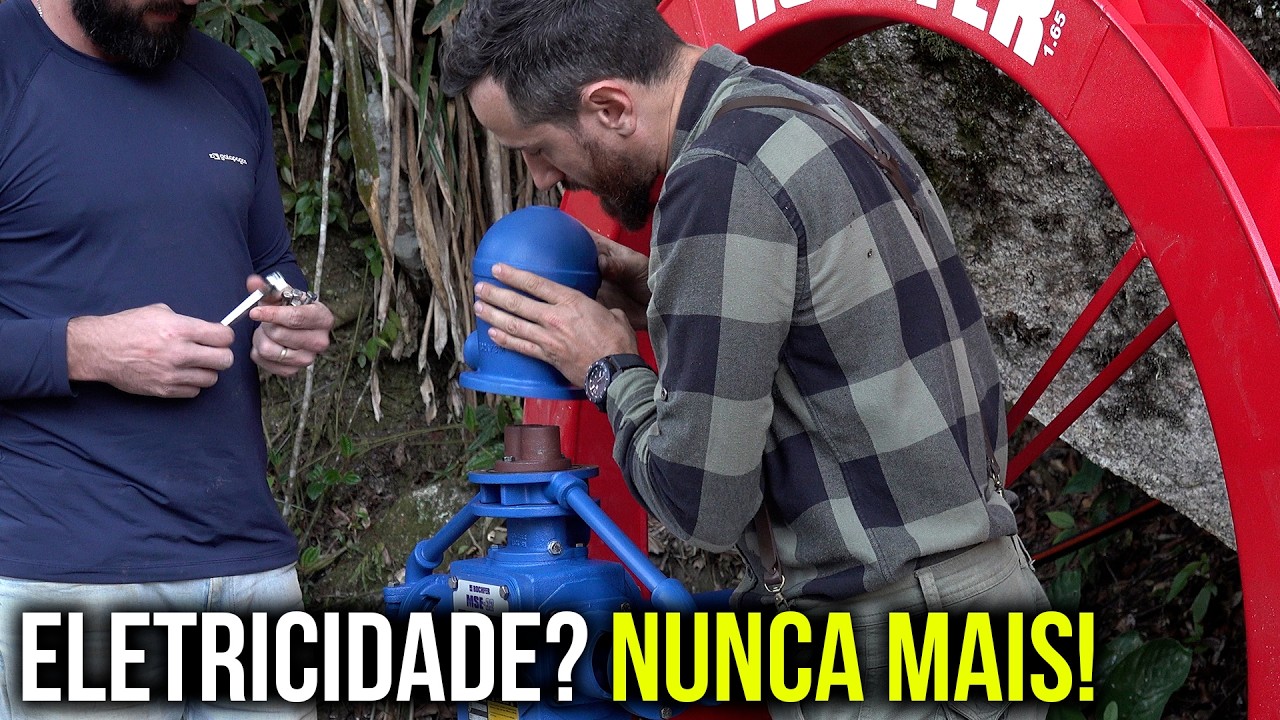 Instala&ccedil;&atilde;o COMPLETA de uma RODA D'&Aacute;GUA - Rancho SV
