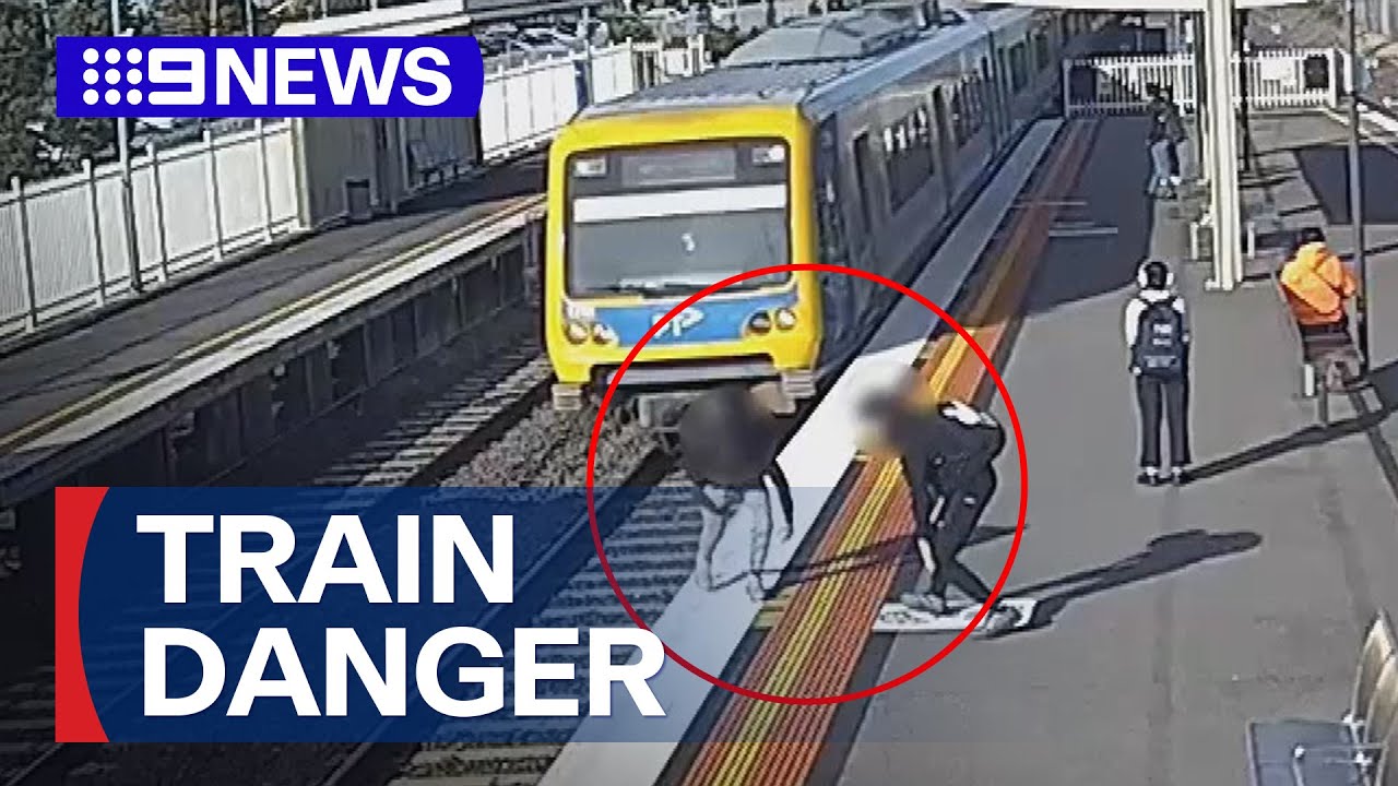 Near misses spike on Melbourne train network | 9 News Australia