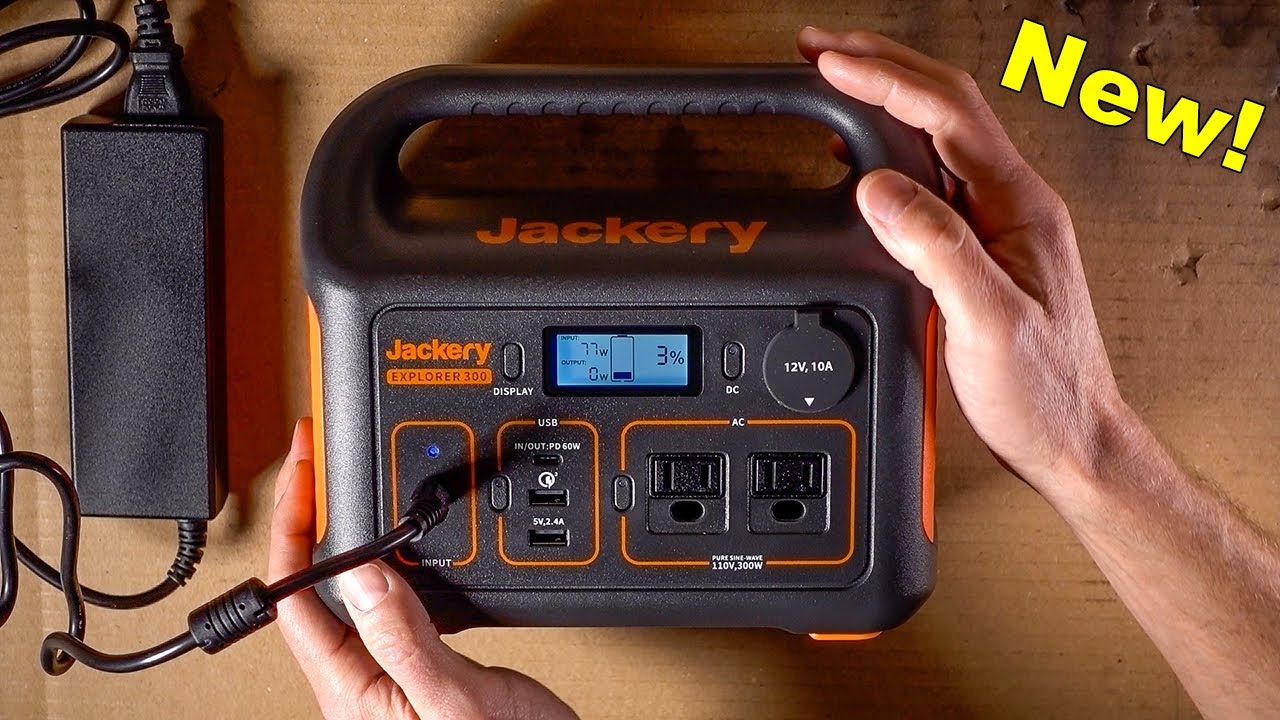 Представляем новейшую портативную электростанцию ​​JACKERY EXPLORER 300!