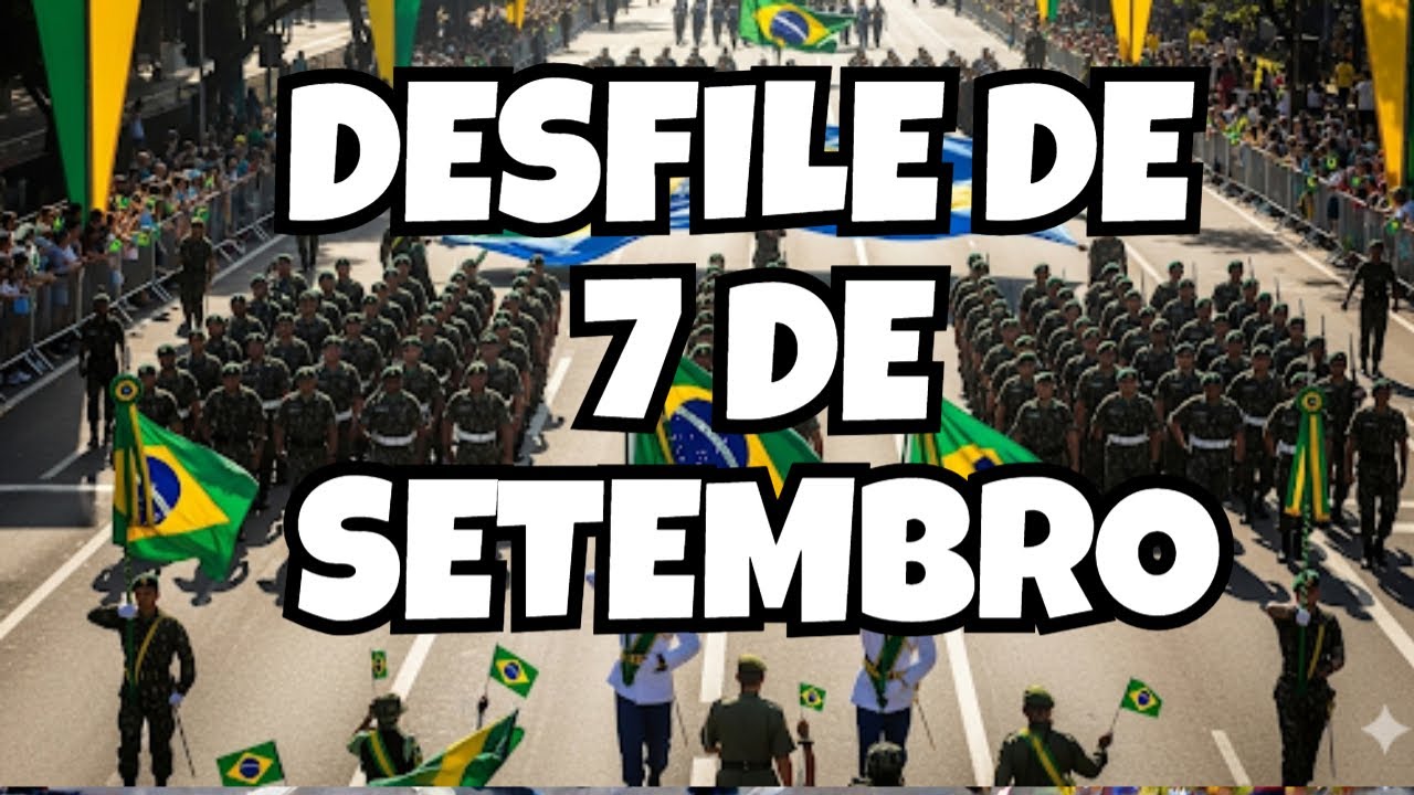 🔴 AO VIVO 7 de Setembro BH 2025: Desfile da Independência do Brasil!