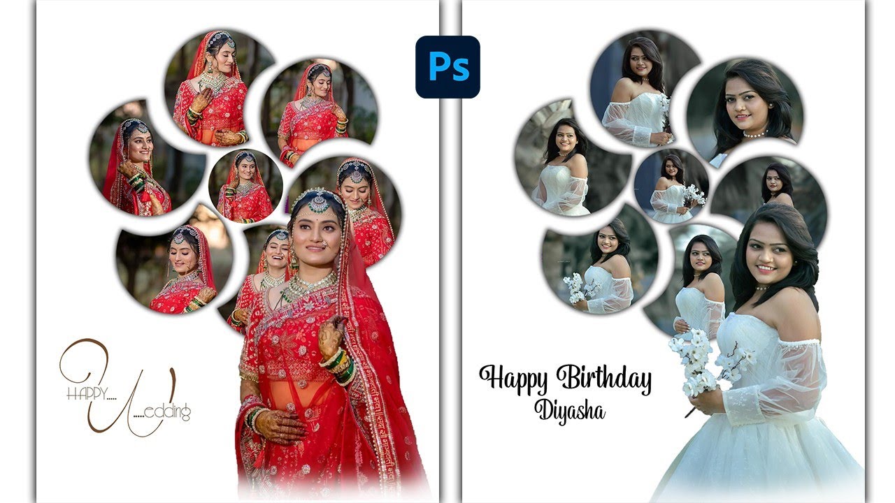 Photo Frame Design In Photoshop Tutorial Step By Step.#nmdesign3170