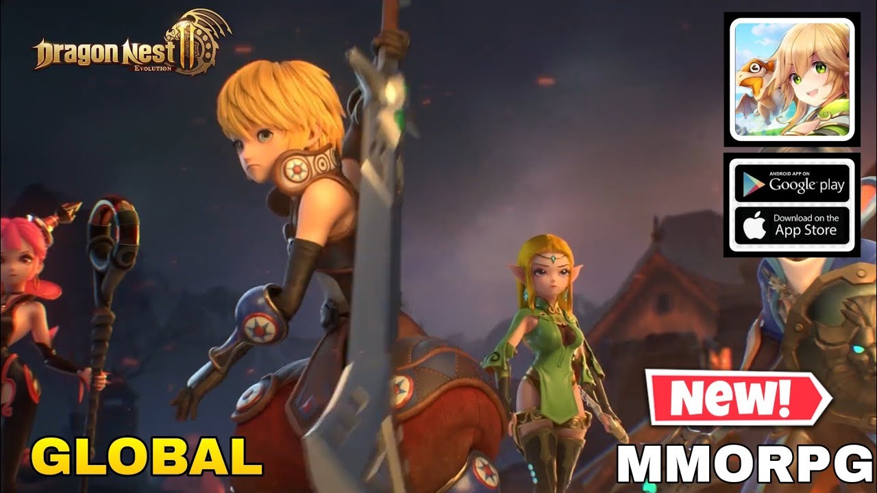 Dragon Nest 2 Evolution Finally Available  Pre-registration Best MMORPG For Android/ios