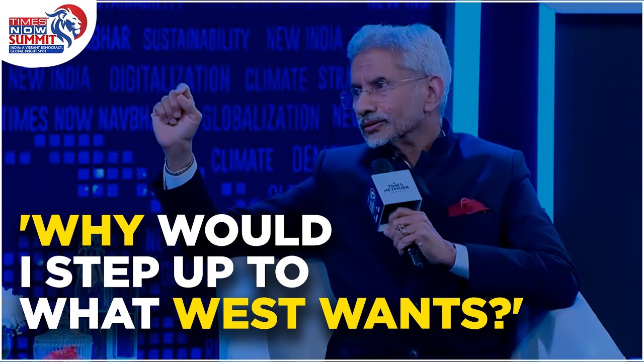 'Can't End War By Voting': Jaishankar's Fiery Rebuttal At Times Now Summit On West Takes Centrestage