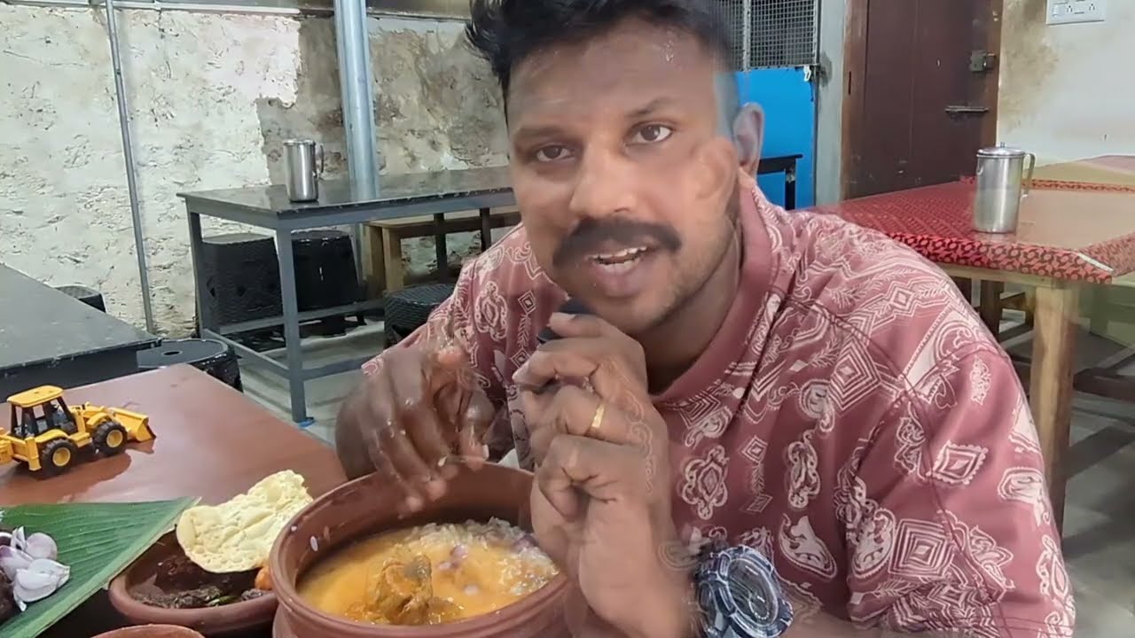 பழைய சோறு💥கருவாடு😋சூரை மீன் கறி சாப்பாடு DD kappa house 