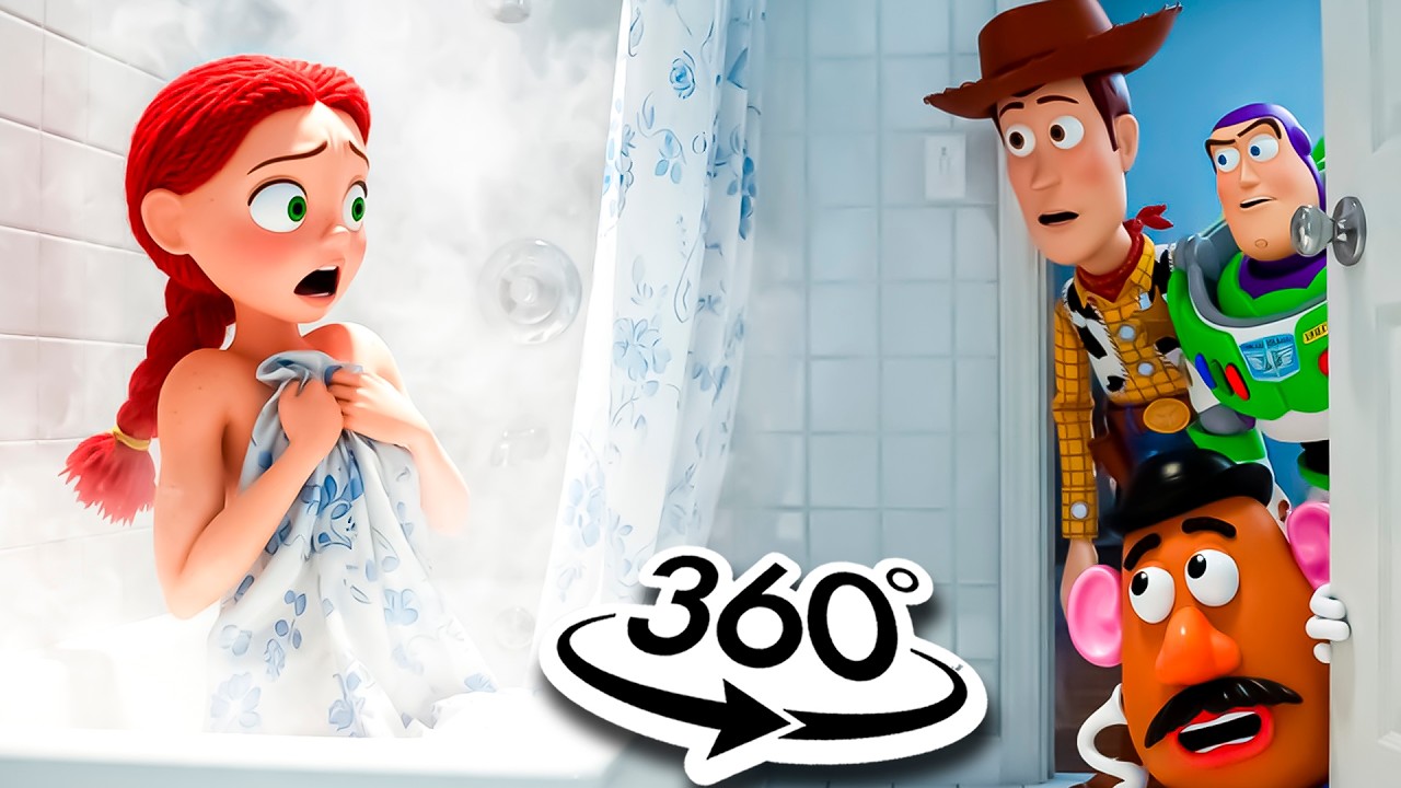 😱 Toy Story 5 CHARACTERS IN MY HOUSE in Real Life?! Awkward Moment with Jessie in 360 VR 🔥