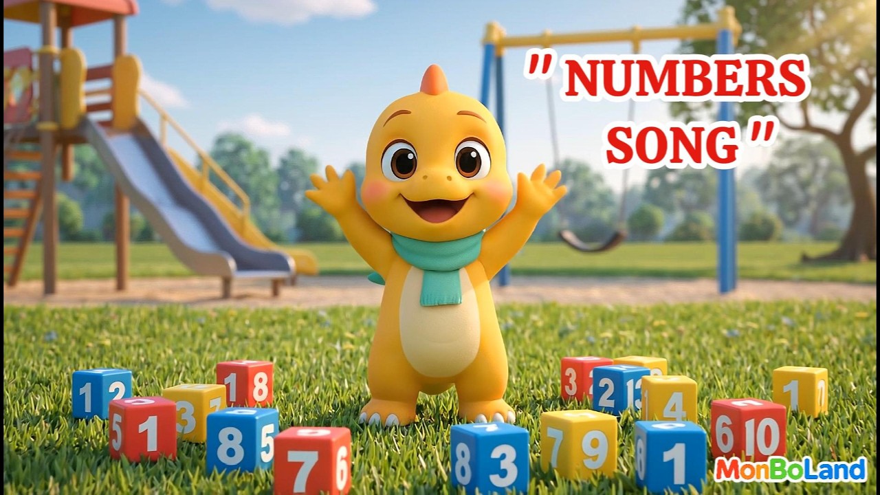 Numbers Song for Kids 🔢 | Learn Numbers 1 to 10 with Music | MonBoLand