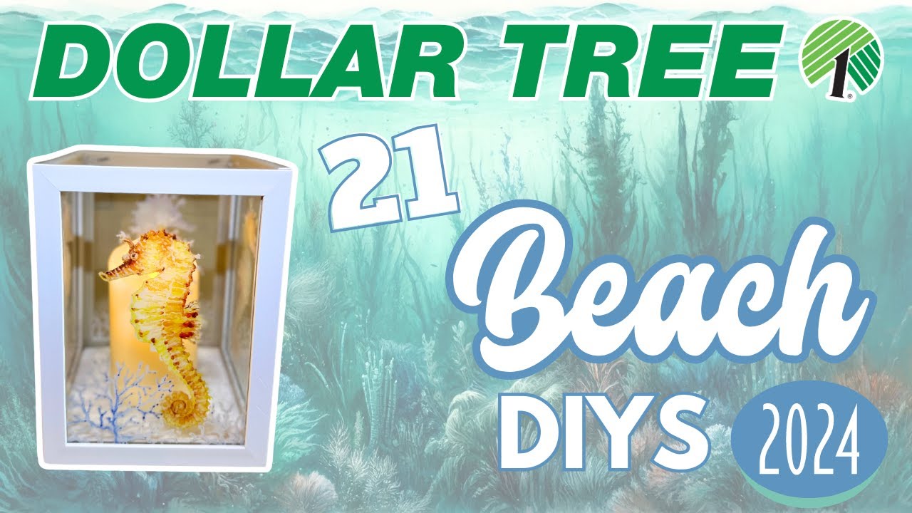 🏝️ Crafty Beach 2024: 21 Coastal Dollar Tree DIYS & Hacks! Shore Living