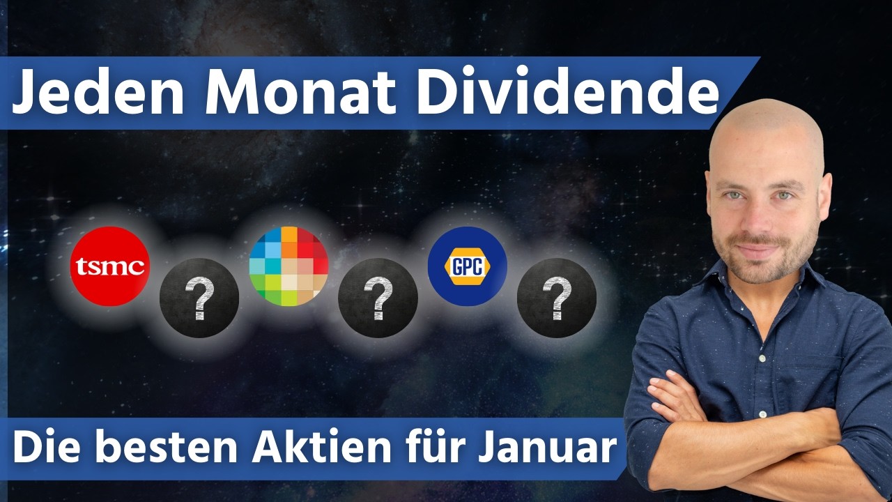 Jeden Monat Dividende - die besten Aktien f&uuml;r Januar