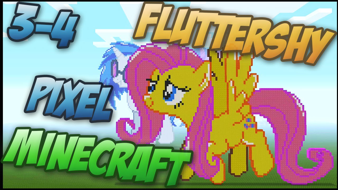 Minecraft fluttershy tutorial 3-4