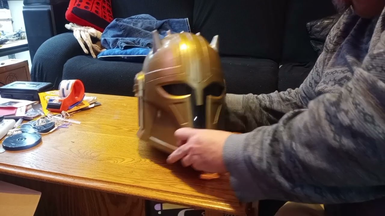 Black Series Armorer helmet unboxing and compare