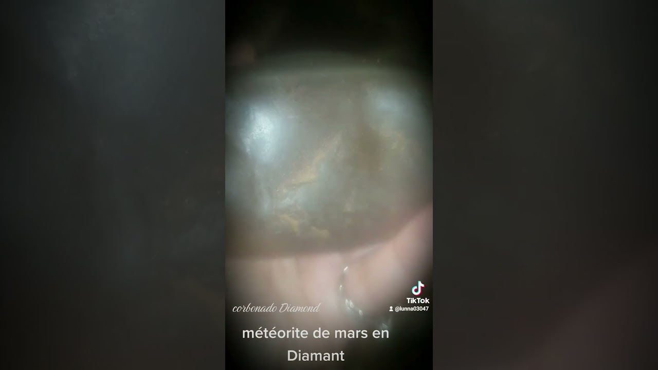 mars meteorite in diamond