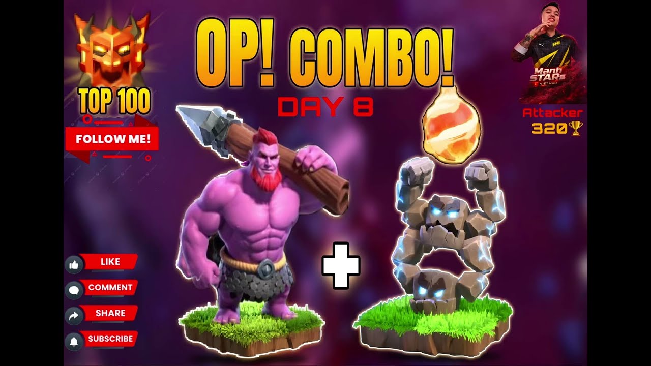 Manh STARs | Fireball + Meteor Golem + Thrower OP Legend League Attack Strategy