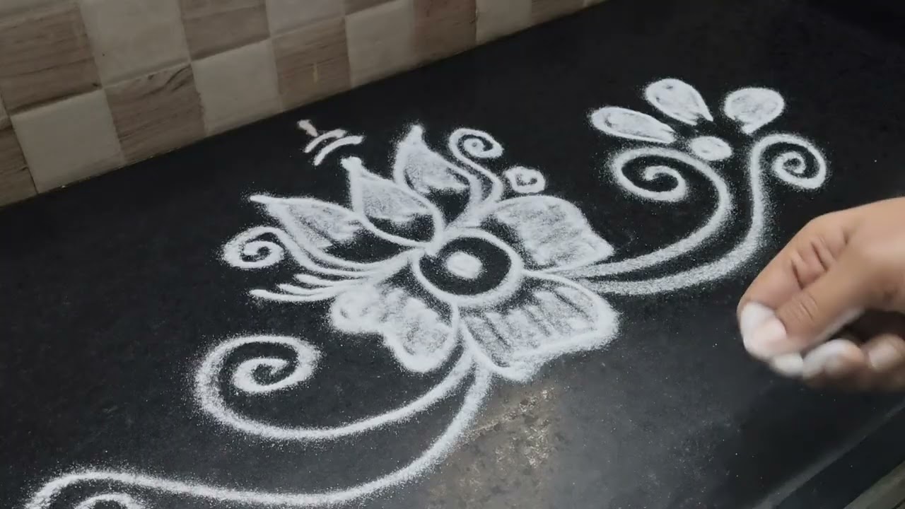 Simple rangoli designs......
