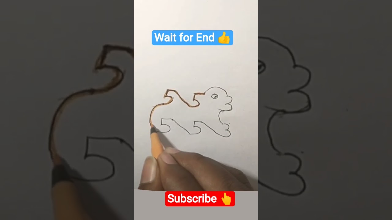 553 to dog drawing 