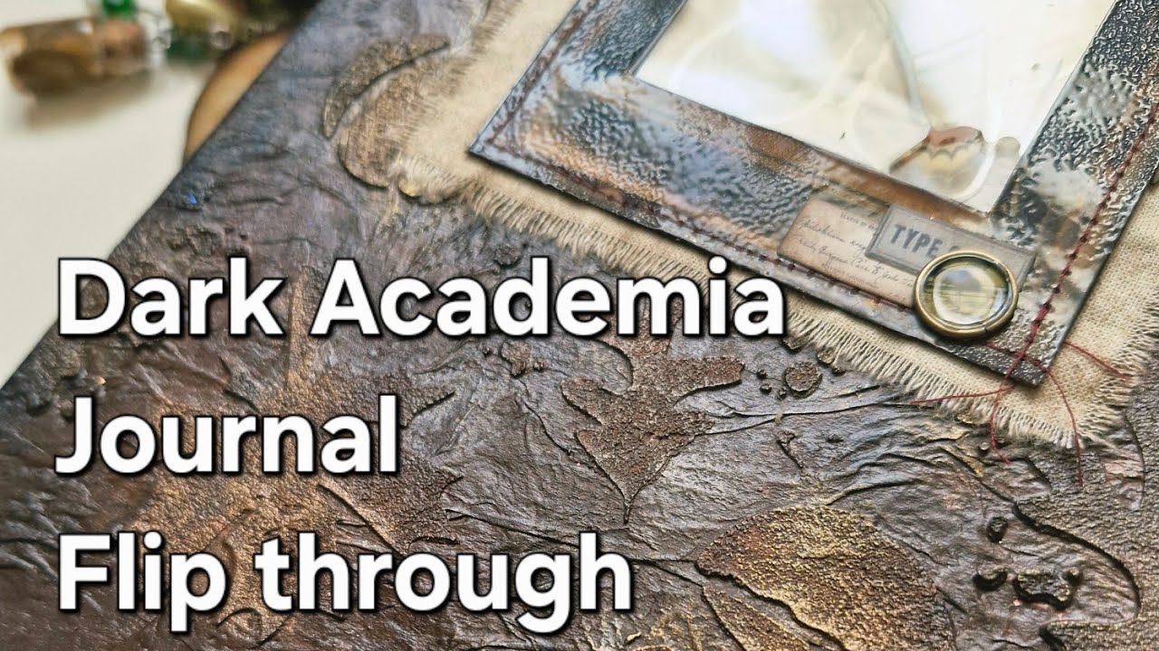 Dark Academia Autumn Journal.