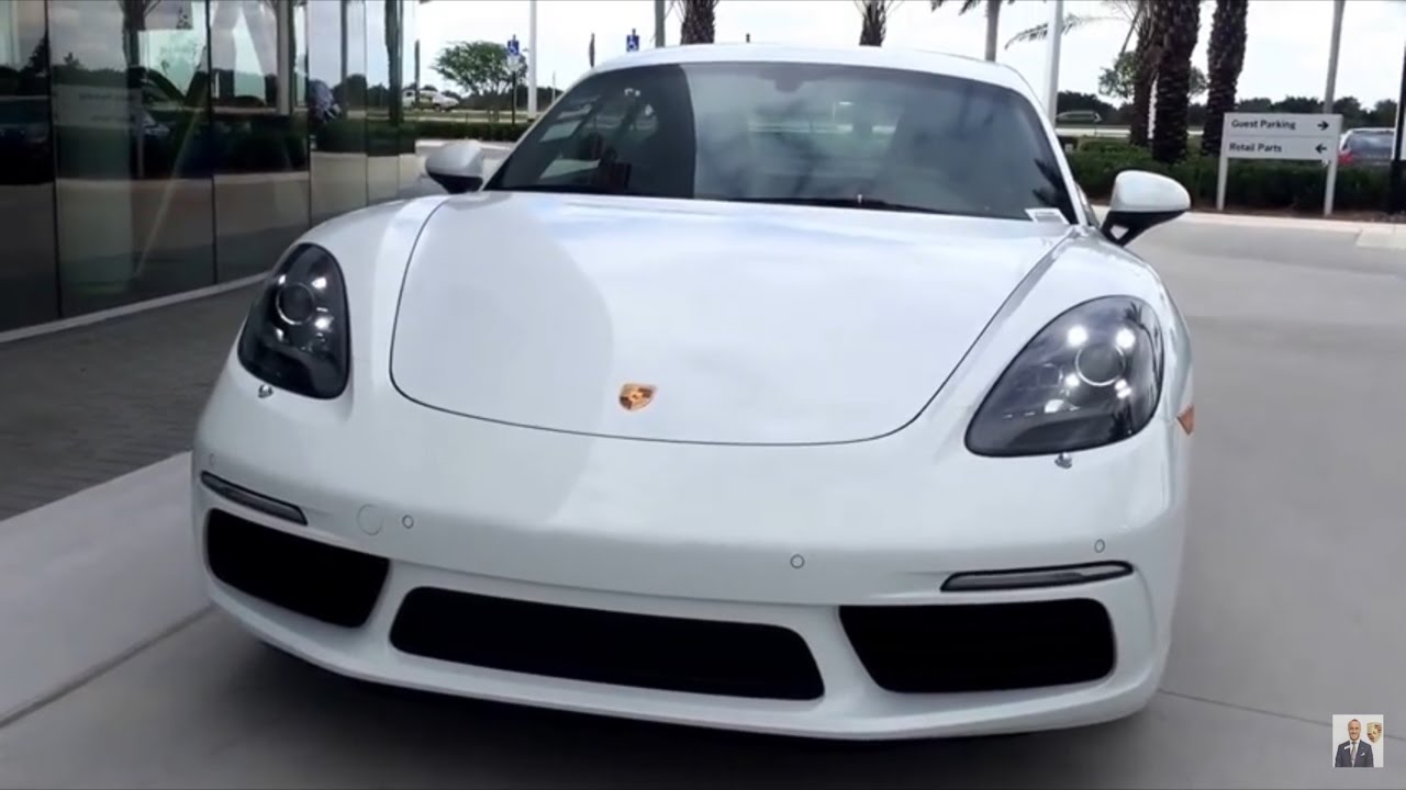 2017 White Porsche 718 Cayman 300 hp @ Porsche West Broward