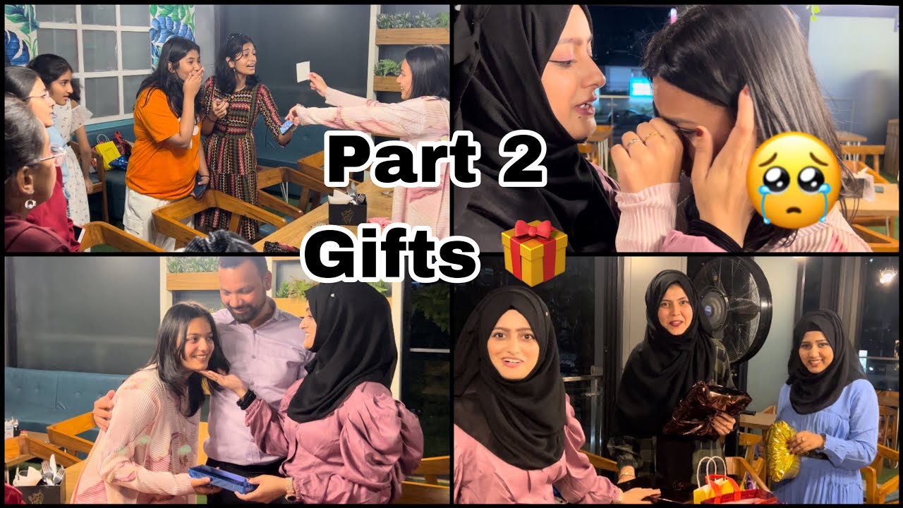 Birthday Bash Part 2🥹Gifts 🎁#meenazfam #birthday #vlog #gift#gold #emotional #daily #views #viral
