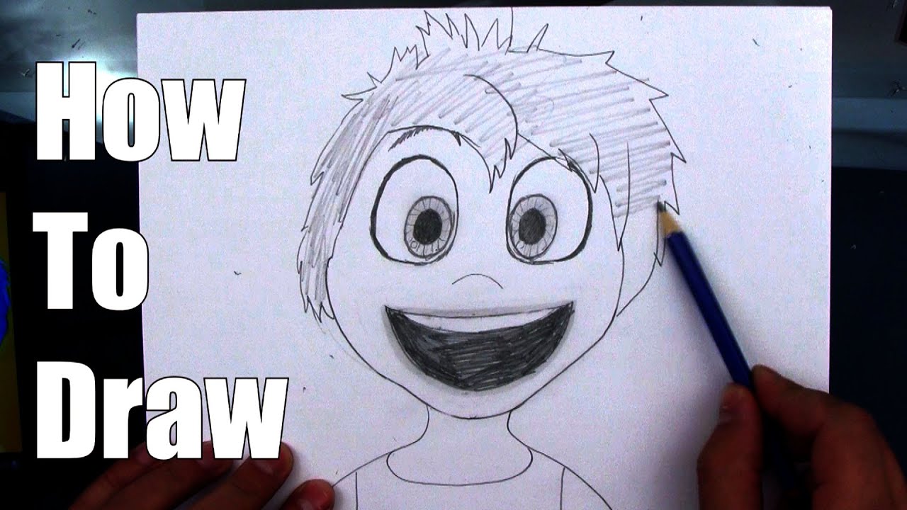 How To Draw Joy From Inside Out - Step By Step