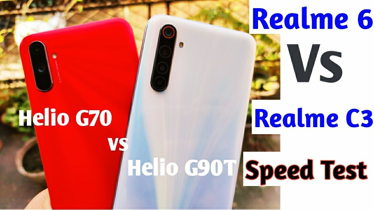 Realme 6 vs Realme C3 Speed Test | Comparison |