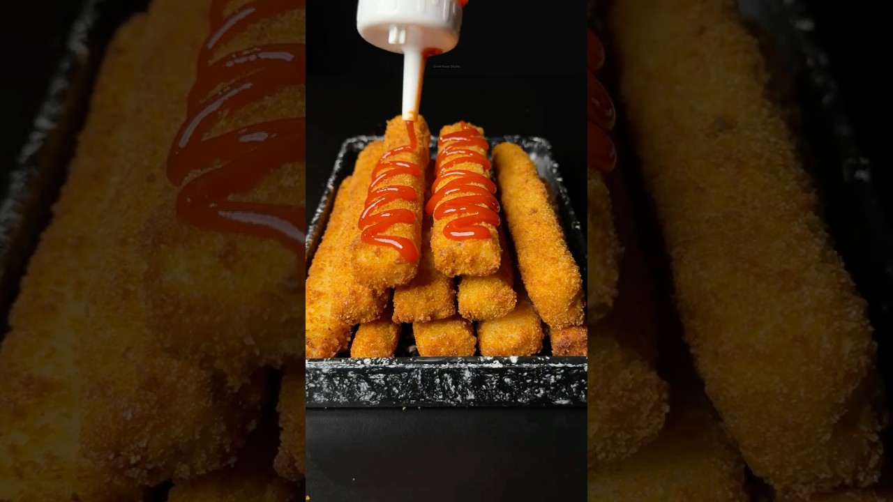 Super Crunchy Potato Sticks 🥔 #shorts