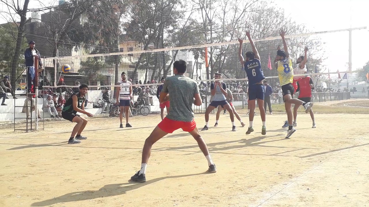 Jagdev Kalan B vs VOLLEYBALL CLUB BABAK quarter final 1st set at Ghuman (Batala)